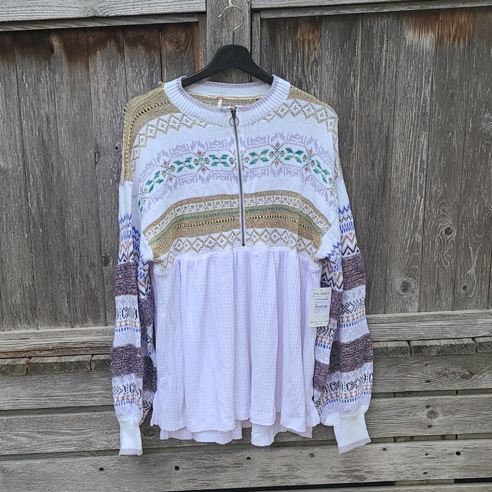 Free People Aztec Cardigan